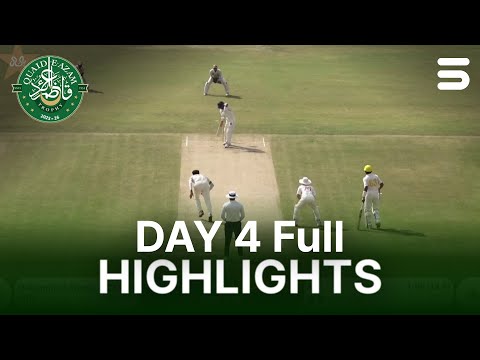 Full Highlights | Peshawar vs Sialkot | Day 4 | QeAT 2025-26 | PCB | M2P1S