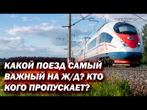 Какой поезд самый важный на Ж/Д? Кто кого пропускает?