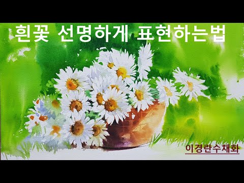 Aquarellmalerei, eine kühle Art, den Hintergrund der Passionsblume zu zeichnen,