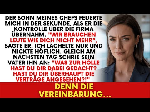 Der Sohn des Chefs feuerte mich – ohne den Vertrag zu lesen und löste eine 2,5-Millionen-Klausel aus