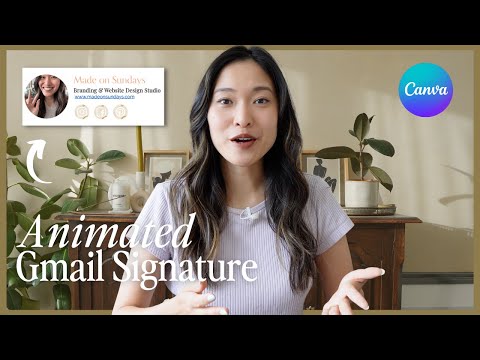 How to Make An Email Signature with Canva + Animated GIF Elements