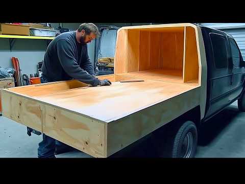 Man Builds DIY Truck Camper for ONLY $800 | Start to Finish by @brandoconklin
