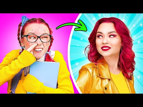 WIE WIRD MAN BELIEBT👑 || Nerd VS Beliebte Schüler! Lustiger Schulalltag und Hacks auf 123 GO! SCHOOL