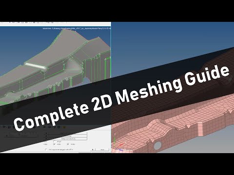 Complete 2D shell Meshing Guide | How to 2D shell mesh using Hypermesh
