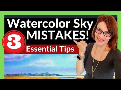 Watercolor Sky Tutorial (3 Pro Tips to AVOID Mistakes!)