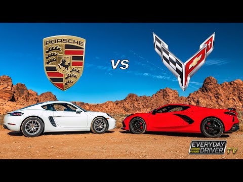 C8 Corvette vs Porsche Cayman - Best mid-engine? - Everyday Driver TV Season 8
