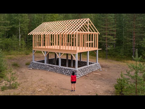 Young girl RENOVATED old bamboo house into a warm wooden house in 7 days | By @Trieu Mai Huong
