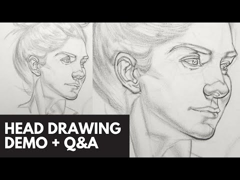 Female Head Drawing Livestream W/ Brian Knox