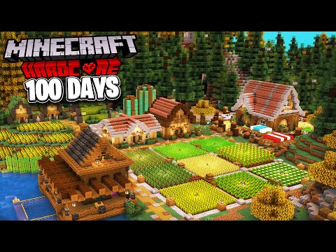 I Spent 100 Days Building the Ultimate Farm in Minecraft