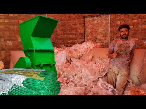 Amazing Recycling Process of Waste PlasticBags to Make New Electrical Wiring And Plumbing PVC Pipe