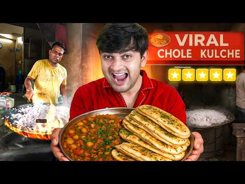 Eating Every VIRAL CHOLE KULCHE for 24 Hours