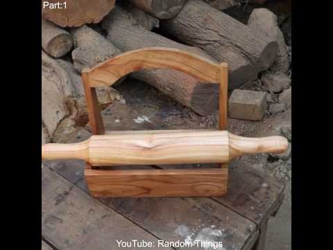 Process of Making Wooden Rolling Board & Pin Part 1