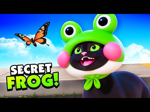 Crazy Cat Becomes a SECRET FROG! - Little Kitty Big City