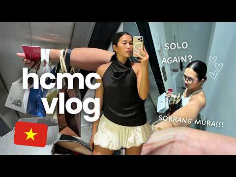 Ho Chi Minh City Vietnam Travel Vlog 🇻🇳 Solo Travel, Shopping, Local Market Tour & Travel Tips