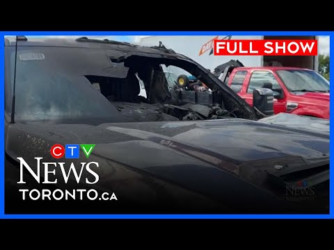 Tow truck fire in Scarborough deemed suspicious | CTV News Toronto at Noon for August 21, 2025