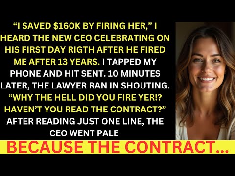 The New CEO Thought He Was Saving $160K By Firing Me, But He Forgot About One Little Detail...