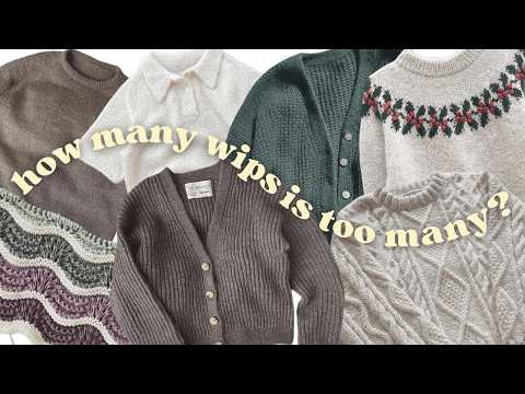 frog or finish? 🧶 how i ended up with 18 wips...