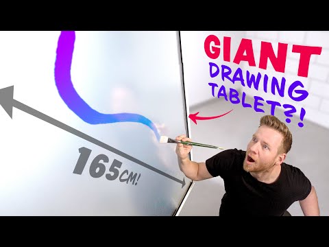 I got the World's BIGGEST Drawing Tablet!