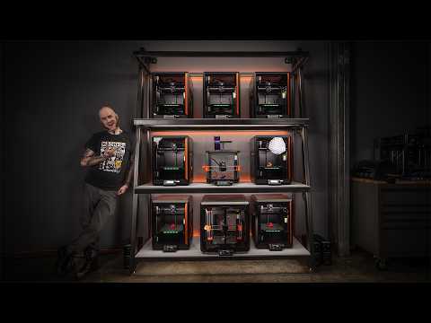 My BIGGEST Studio Build Yet – Custom 3D Printer Farm!