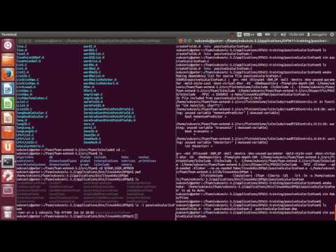 Basic OpenFOAM Programming Tutorial: Adding Passive Scalar Transport Equation to icoFoam