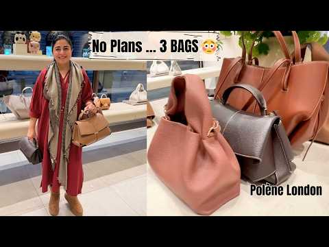 Polène Bag Haul London | 3 Bags I Didn’t Plan to Buy 😅 | Simply Samina