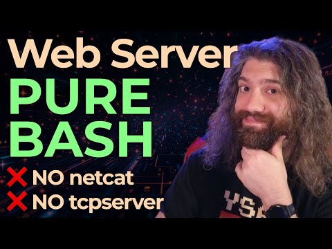 Can You Write A Web Server in PURE BASH?! (no socat, no netcat, no external tools)