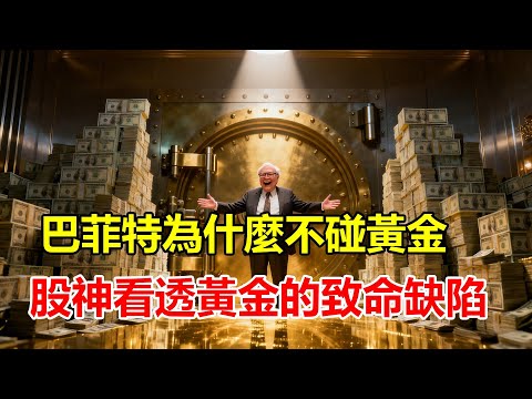巴菲特為什麼不碰黃金？真的是因為它不配息嗎？錯！股神看透了黃金的「致命缺陷」！ #巴菲特 #黃金 #投資 #理財 #股神 #巴菲特的秘密 #致命的缺陷 #長期投資