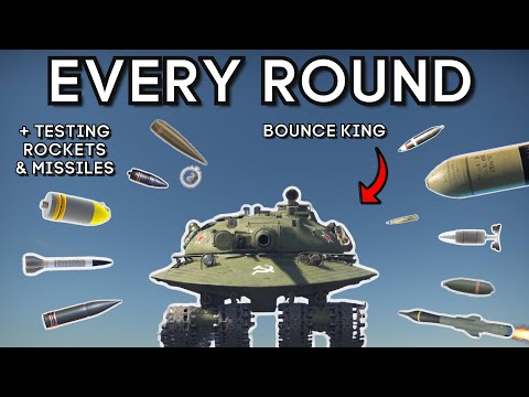 (Part 2) Testing Every Round (Ground) + Missiles and Rockets vs Nuke Tank (Object 279) - WAR THUNDER