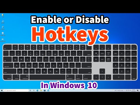 How to Enable or Disable Keyboard shortcut key or Hotkeys in Windows 10