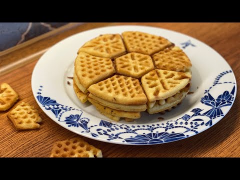 Печенье в форме на газу из СССР I Рецепт хрустящего печенья из детства в советской форме