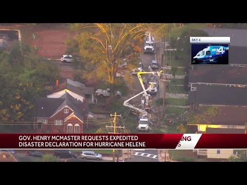 SC Gov. McMaster requests expedited major disaster declaration