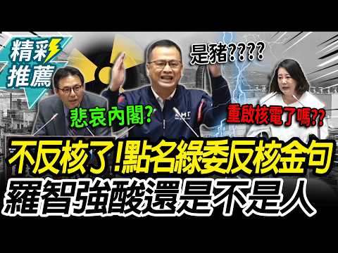 酸度爆表！羅智強點名綠委「反核金句」 再引「名著」諷民進黨：還是不是人？【CNEWS】