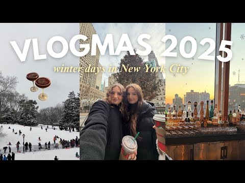 Vlogmas in NYC | A Snowstorm, Sisters Birthday, & Way Too Much Food