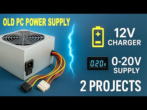 Don't Throw Away That Old Pc Power Supply ! : 2 Awesome DIY Builds Using Old Computer Power Supply