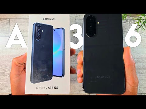 SAMSUNG Galaxy A36 5G : Unboxing & First Impressions ( Awesome Black )