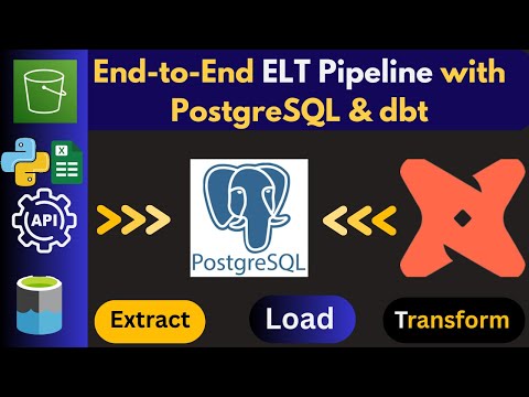 End-to-End ELT Pipeline with PostgreSQL & dbt (Data Build Tool) 🔥 | API raw Data to Transformed 🔥