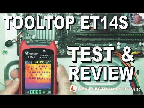 ToolTop ET14S Multimeter Thermal Camera Test And Review