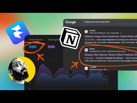 Programmatic SEO with Framer & Notion AI - 50K - 70K organic visitors per month