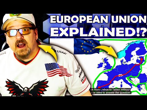 American Reacts to: The European Union Explained