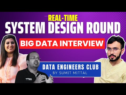 Live System Design Mock Interview Round for Data Engineers | Project & Scenario Based #interview