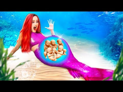 Meerjungfrau ist schwanger – Teil 2! Erstaunliche Geschichten aus dem Leben der Meerjungfrauen