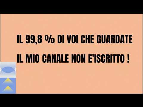NON ISCRITTI AL CANALE