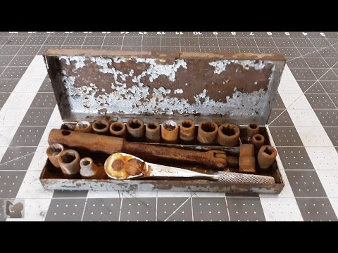 Mystery $1 Yard Sale Socket Set Restoration