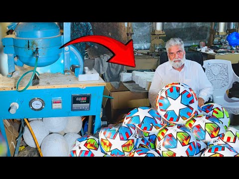 Amazing technique of making soccer balls | How Footballs Are Made
