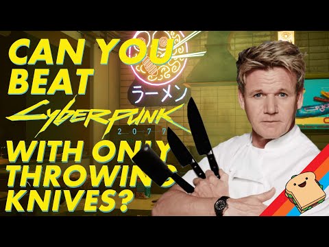 Can You Beat CYBERPUNK With Only Throwing Knives?