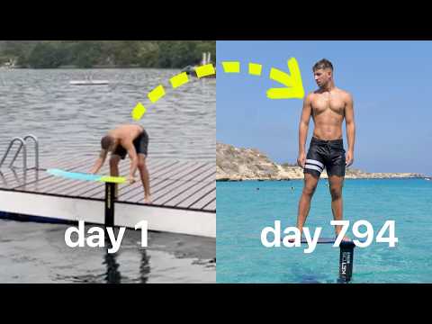 2 Years of Dockstart Foil Pumping Progression in 26 min