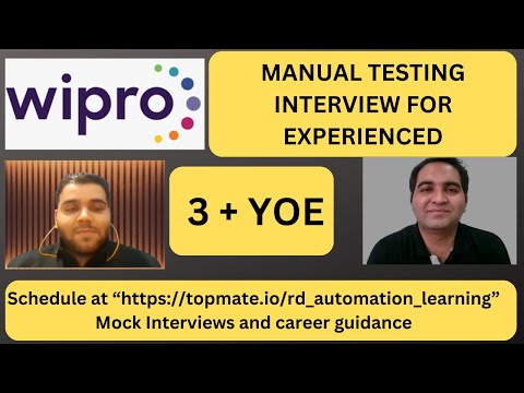 Manual Testing Interview Questions and Answers| Manual Testing Mock Interview for Experienced