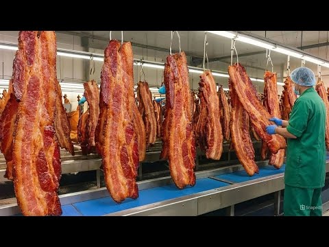 How Bacon Is Produced | Inside the Industry’s Amazing Bacon Manufacturing Process (How It’s Made)