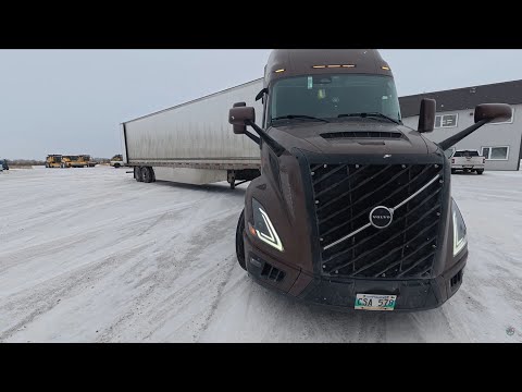 #158 SECOND series "WINTER". VLOG of a Canadian trucker.