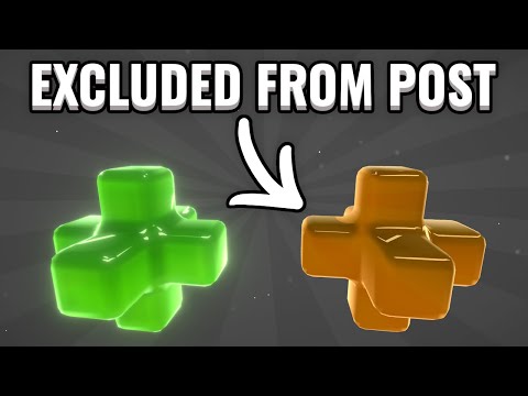 Exclude Objects From Post Processing - Unity